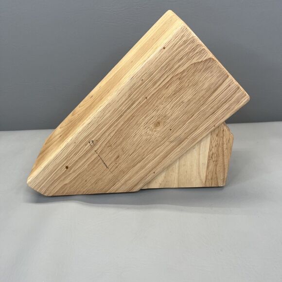 JA Henckels Knife Block 16 Slot Zwilling Wooden Knife Holder Bamboo Solid - Picture 6 of 9